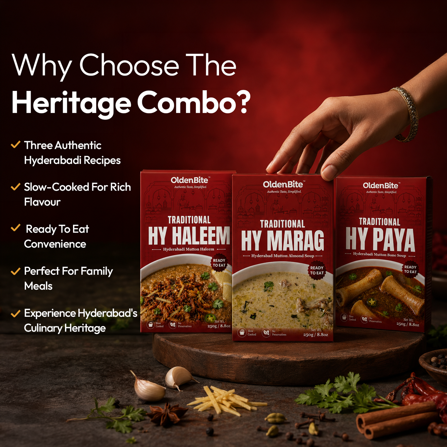 Oldenbite Hyderabadi Heritage Combo