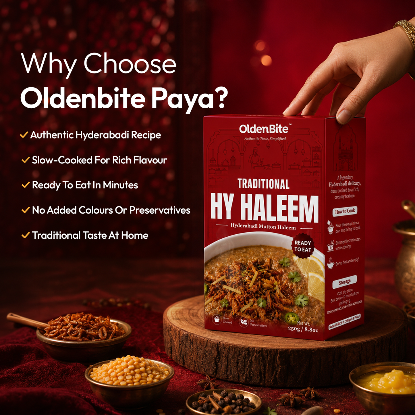 HY Haleem | Authentic Hyderabadi Mutton Haleem Ready To Eat
